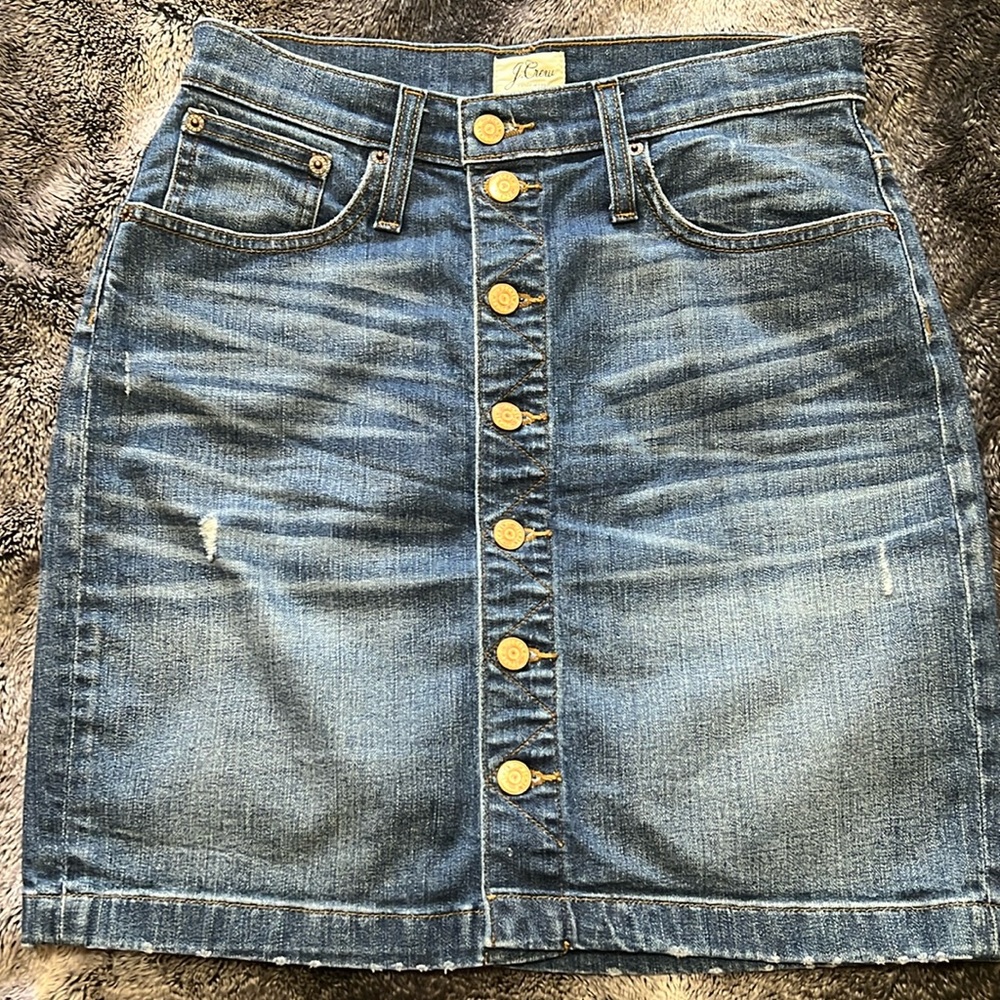 J.Crew denim skirt